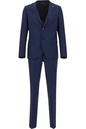 Manuel Ritz Wool single-breasted suit