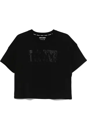 DKNY Stud-embellished T-shirt