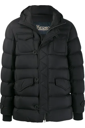 HERNO Flap pockets padded coat