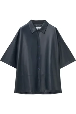 Loewe Short sleeve leather shirt
