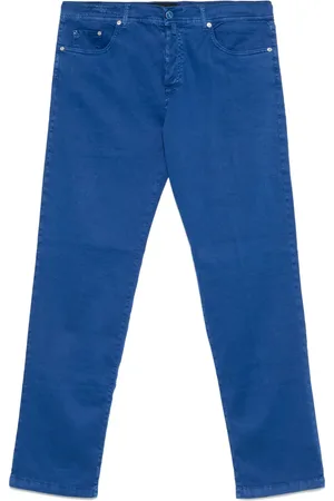 Kiton Logo-patch trousers
