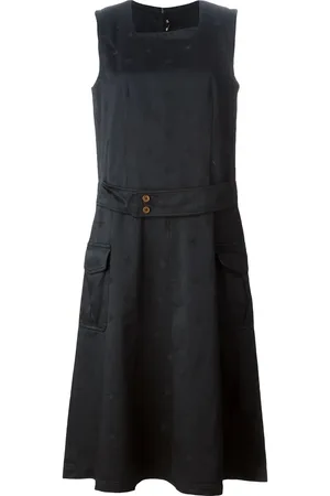 Comme des Garçons Belted sleeveless dress