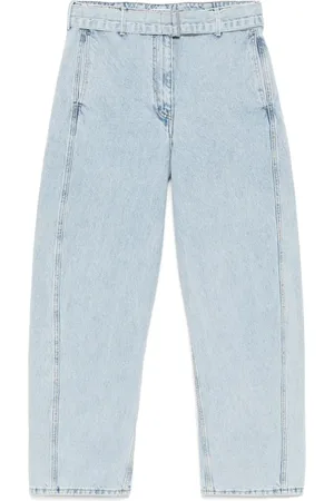 MAGDA BUTRYM Belted straight-leg jeans