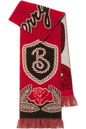 Burberry B Shield jacquard scarf