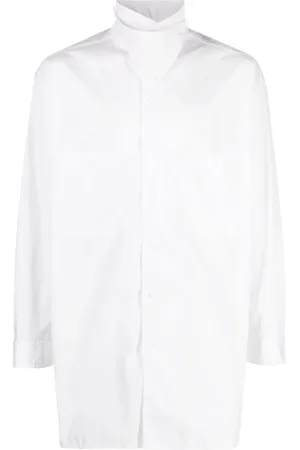 YOHJI YAMAMOTO Folding-collar cotton shirt