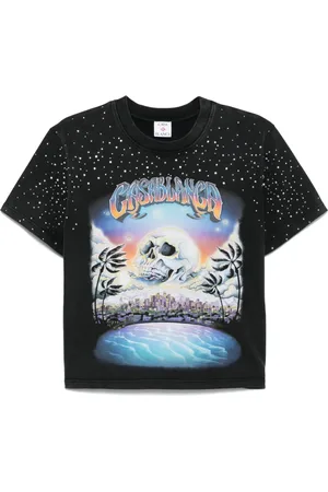 Casablanca La Promonition-print T-shirt