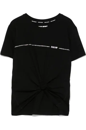 DKNY Rhinestone-logo T-shirt