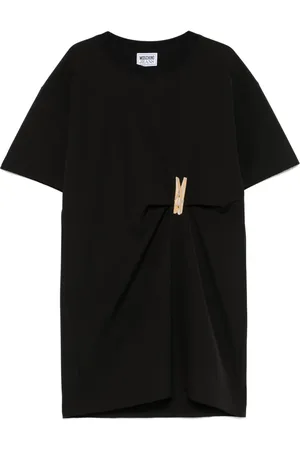 Moschino Peg-patch midi dress