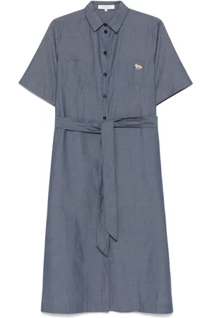 Maison Kitsuné Double-pocket midi dress