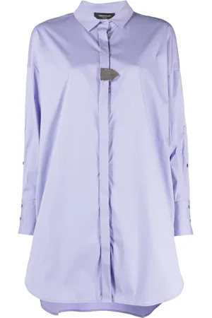 Fabiana Filippi Bead-embellished shirt dress