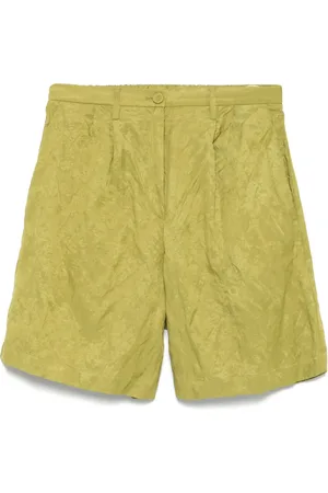 FORTE FORTE Crinkled-finish shorts