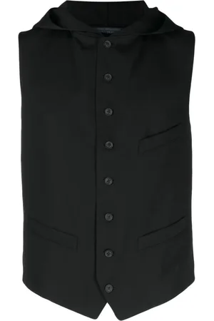 YOHJI YAMAMOTO Hooded button-fastening waistcoat