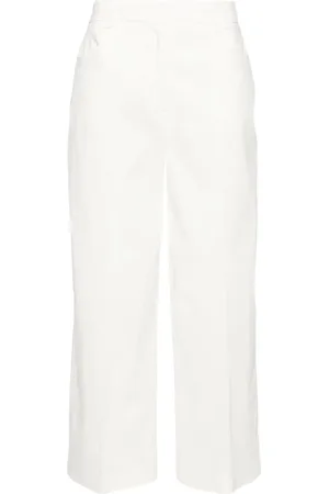 Pinko Protesilao linen blend cropped trousers
