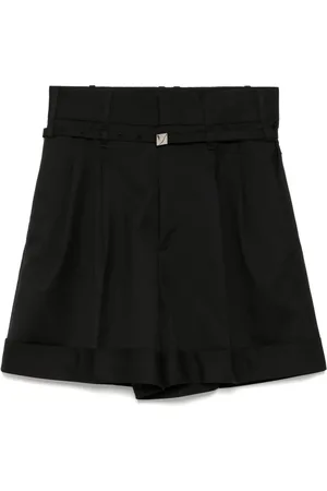 JNBY Wide-leg belted shorts