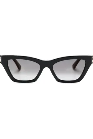 Cartier Logo-plaque cat-eye frame sunglasses