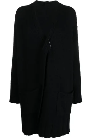 YOHJI YAMAMOTO Asymmetric V-neck cardi-coat