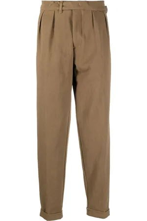 MYTHS Mid-rise tapered chinos
