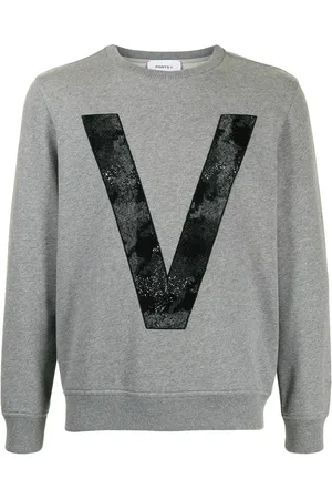 Ports V Logo-appliqué sweater