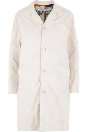 Comme des Garçons Notched-collar trench coat