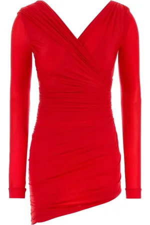 Balenciaga Drape-detail mini dress