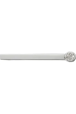 Gucci Sterling silver Interlocking G tie pin