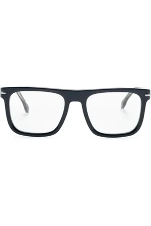 Carrera Stripe-detail square-frame glasses