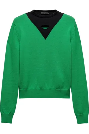 Prada Two-tone wool sweater