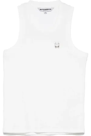 MELITTA BAUMEISTER Pierced tank top