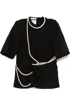 Moschino Pearl-embellished T-shirt