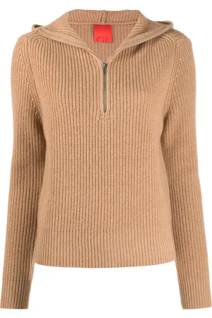 Cashmere In Love Ribbed-knit hoodie