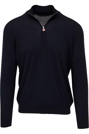Kiton Half-zip wool jumper