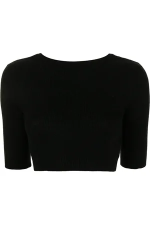 Cashmere In Love Liza scoop-back cropped top