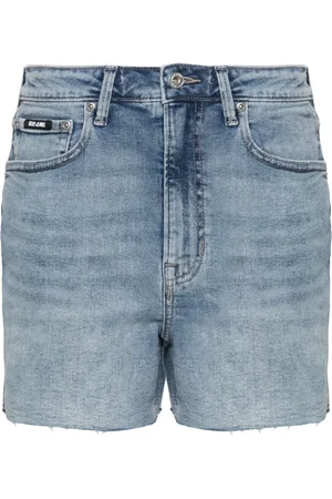 DKNY Kent high-rise denim shorts