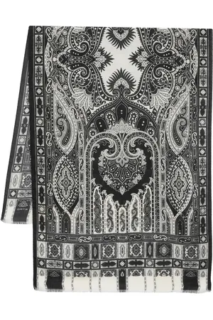 Etro Paisley-print wool scarf