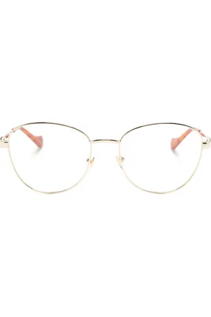 Gucci Interlocking G round-frame glasses