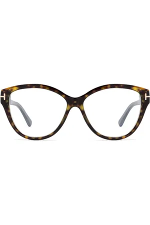 Tom Ford Tortoise-shell cat-eye frame glasses