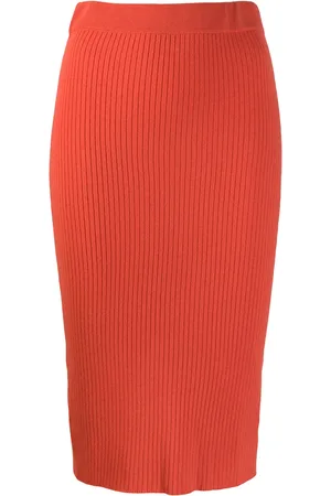 Cashmere In Love Ribbed knitted skirt