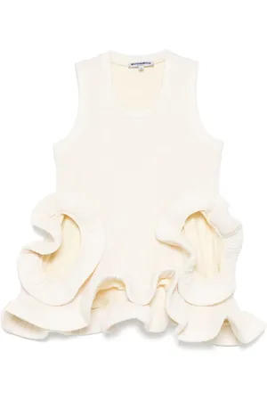 MELITTA BAUMEISTER Ruffle tank top