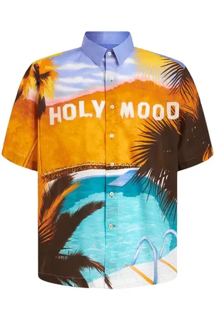Etro Graphic-print short-sleeve shirt