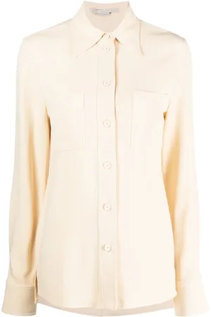 Stella McCartney Pointed-collar button-up shirt