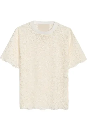A PAPER KID Lace T-shirt