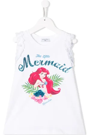 MONNALISA Little Mermaid print T-shirt
