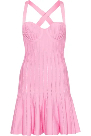 Roberto Cavalli RC-plaque knitted minidress