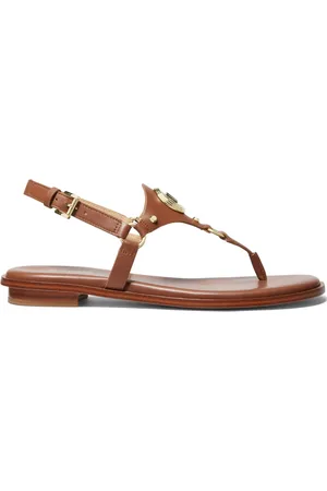Michael Kors Casey logo-plaque thong sandals