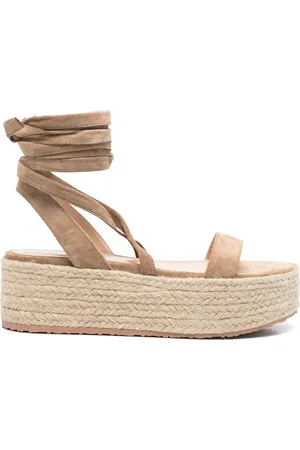 Gianvito Rossi 60mm suede espadrilles
