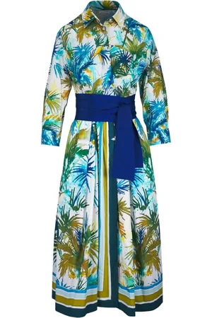 SARA ROKA Botanical-print midi dress