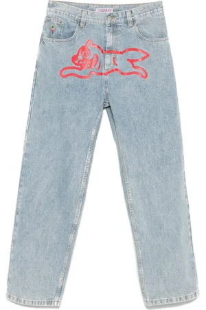 ICECREAM Running Dog straight-leg jeans