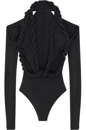 Stella McCartney Cut-out braided bodysuit