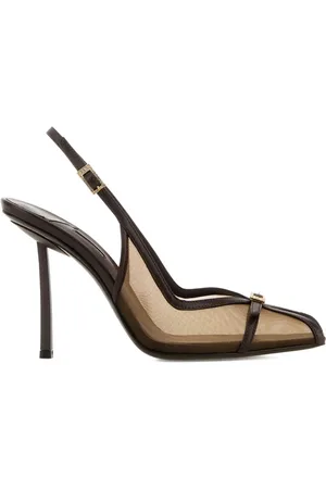 LE SILLA Vittoria mesh slingback pumps