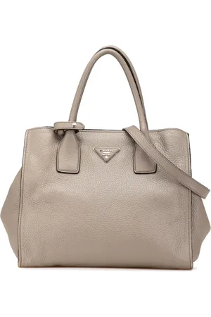 Prada 2010-2024 Vitello Daino Open Convertible Tote satchel